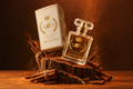 Bocs Originals Harem Al Sultan perfume bottle and box with cinnamon